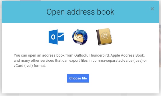 14 google+ open address book