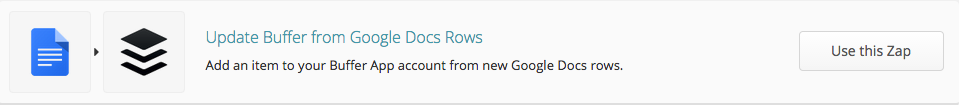 Docs to Buffer Zap