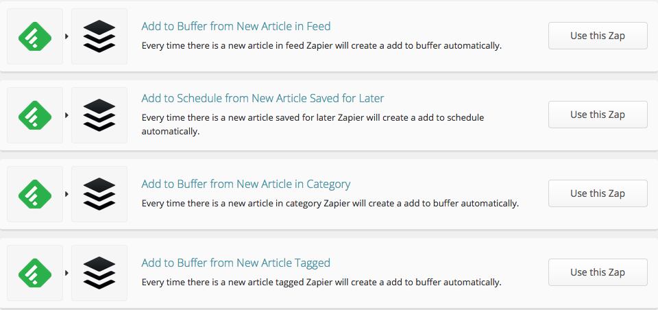 feedly to buffer