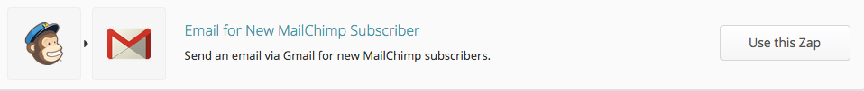 mailchimp gmail zap